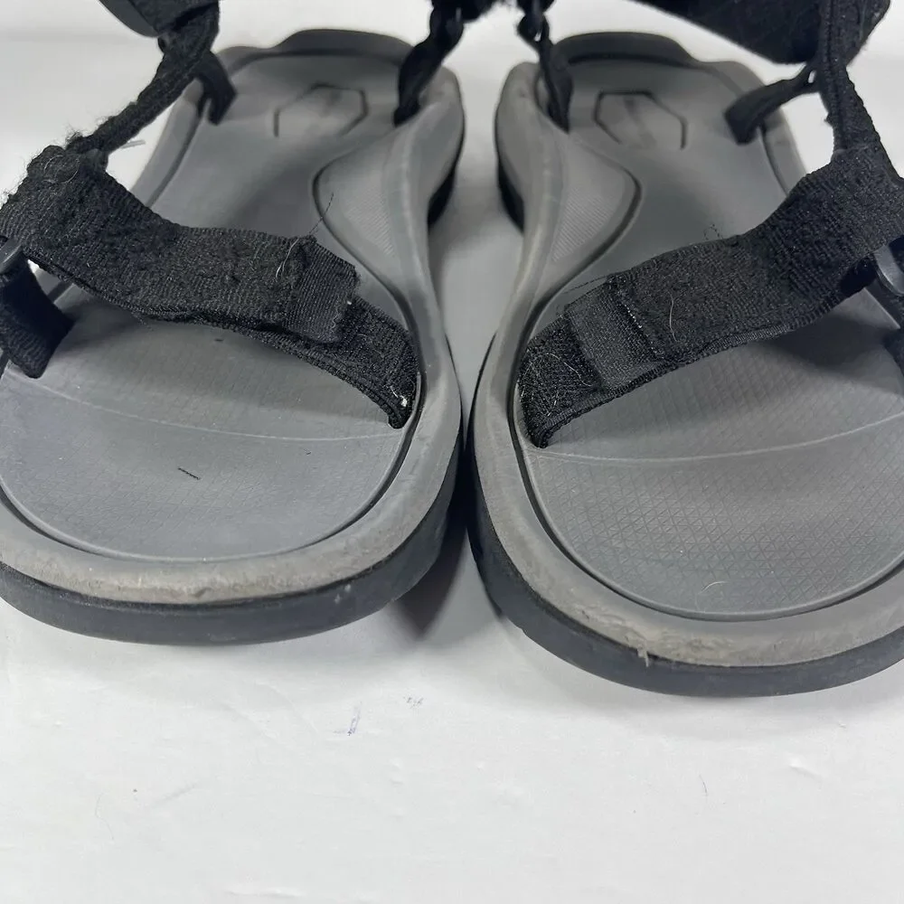 Highland Creek Men's Sport Sandals Black Gray Strappy Outdoor Hiking Shoes11/12